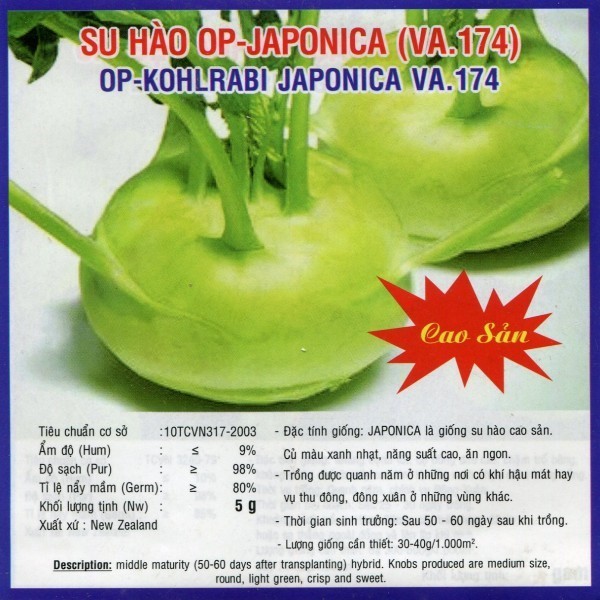 HẠT GIỐNG SU HÀO OP - JAPONICA